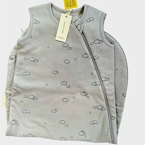 NWTS Quincy Mae Sunny Days,  Jersey Sleep Sac/Zipper, Size 0-6m, organic cotton